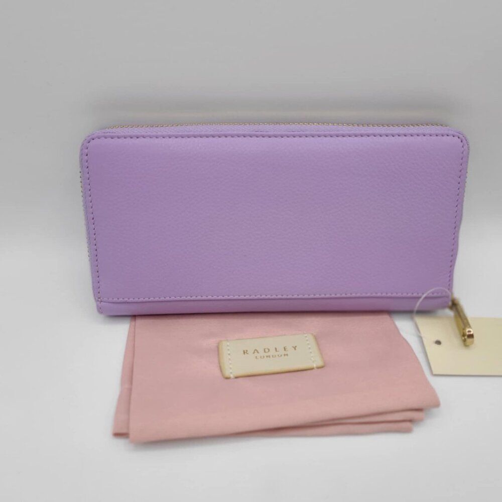 Radley London Sunshine Seeker Large Zip Around Matinee Wallet Lavender NWT!  NEW - Picture 3 of 9